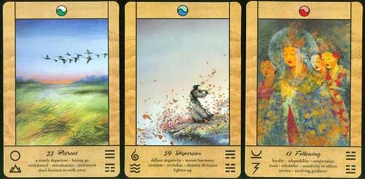 Tao Oracle, cards 33, 59, 17